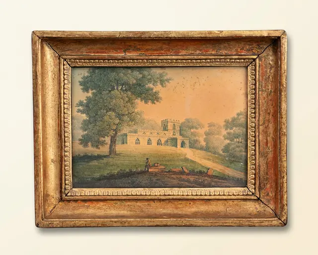 Gouache sur papier, Angleterre, fin du XVIIIe siècle