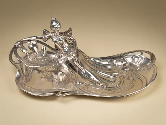 Art Nouveau Silver-Plated Dish, 20th Century